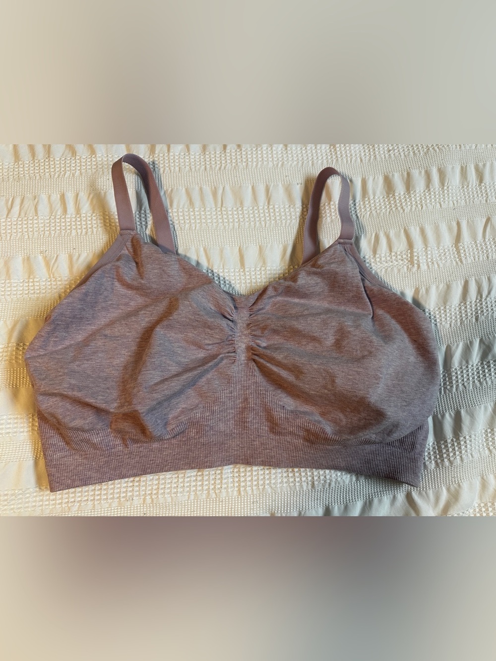 Kindred Bravely Heathered Mauve Nursing Bralette